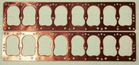 Cadillac V16 copper head gaskets for the 1938-40 90 series flathead engine
